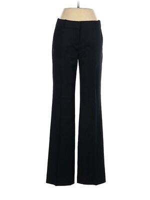 J.Crew City Fit Black Wool Dress Pants 0P 0 Petite