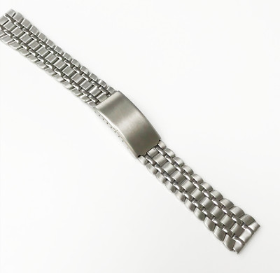 Rohs Generic Brand New Silver Tone 18mm Stainless Steel Buckle Band Watch Band