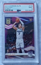Panini Donruss Elite NBA 2019/20 Kyle Guy Purple Parallel 32/49 Rookie PSA 9