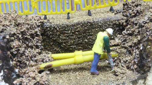 OO Gauge pack of 10 underground pipes - Picture 3 of 5