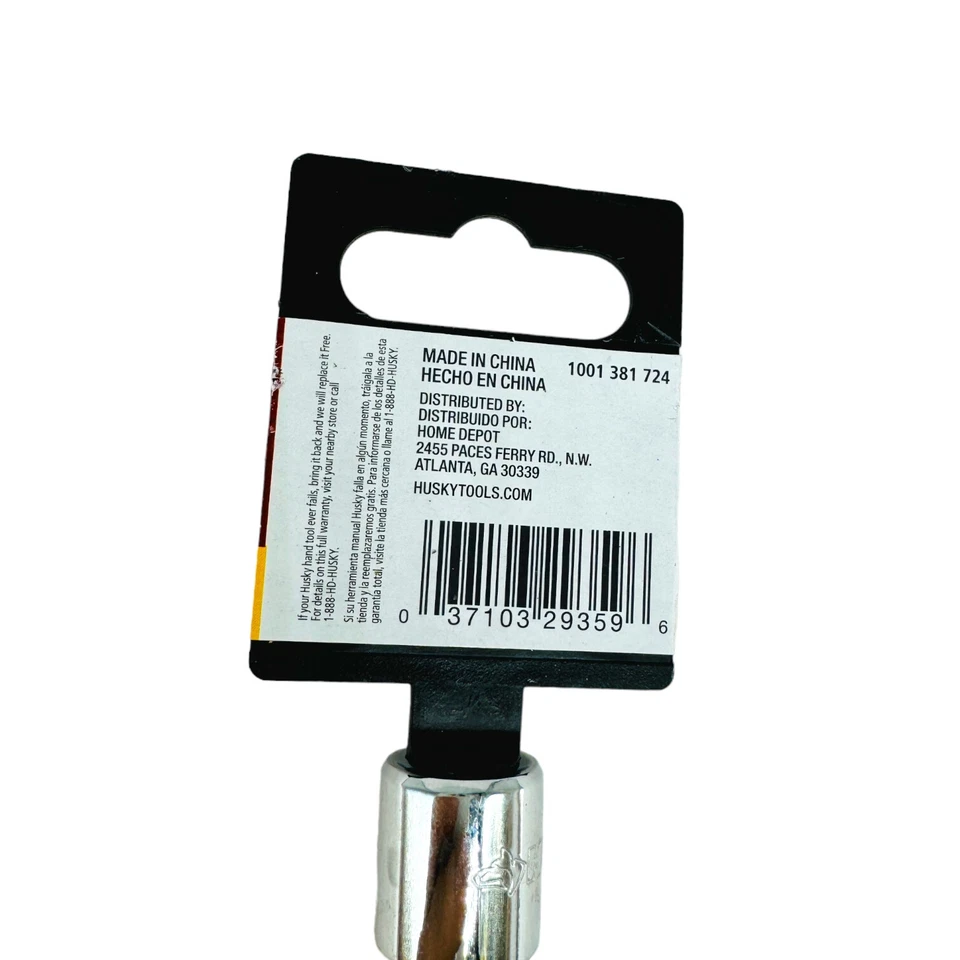 Husky 10 in Extension Bar 3/8 Drive 1001381724 Lifetime Warranty - Image 4 of 4