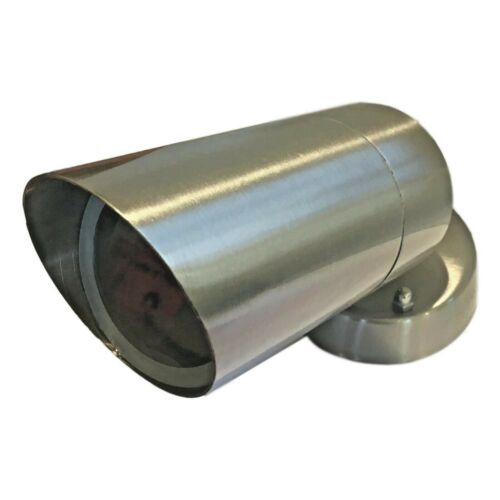 Stainless Steel Directional Spotlight Outdoor Wall Light Accent Modern LED Ready - Picture 3 of 11