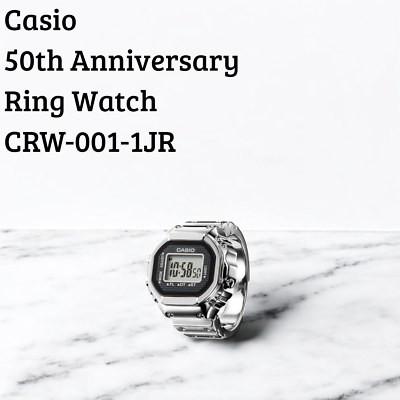 Casio Watch 50th Anniversary Casio Ring Watch CRW-001-1JR Casio Watch 50th Anniversary Casio Ring Watch CRW-001-1JR