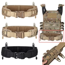 Tactical Suspension Strap Vest Waist Soft Padded Patrol Combat Battle Web Belt