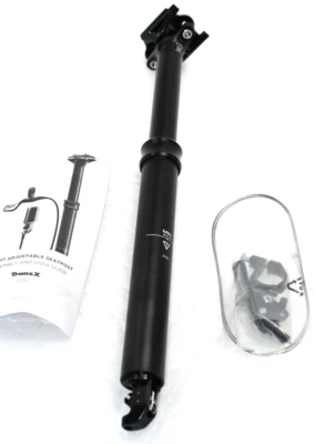 TranzX Teleskop-Sattelstütze absenkbar 30,9 mm Hub 100 mm, L 370 mm schwarz
