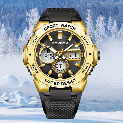 Herren Armbanduhr Herrenuhr Chronograpch Militäry Look von LIGE FOXBOX