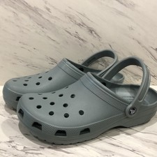 dusty green crocs