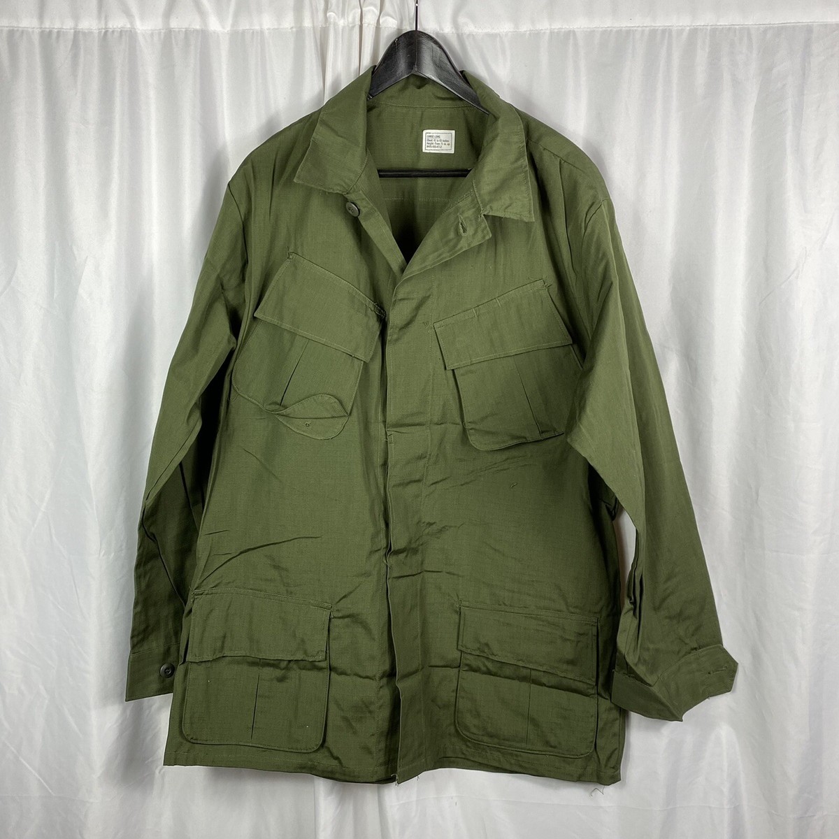 Original Vietnam War Deadstock Tropical Jacket Mint Large