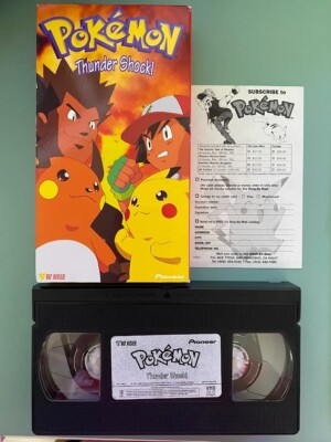 VTG Pokemon VHS Thunder Shock! - Pikachu vs Raichu - Pioneer (1997, 1998)