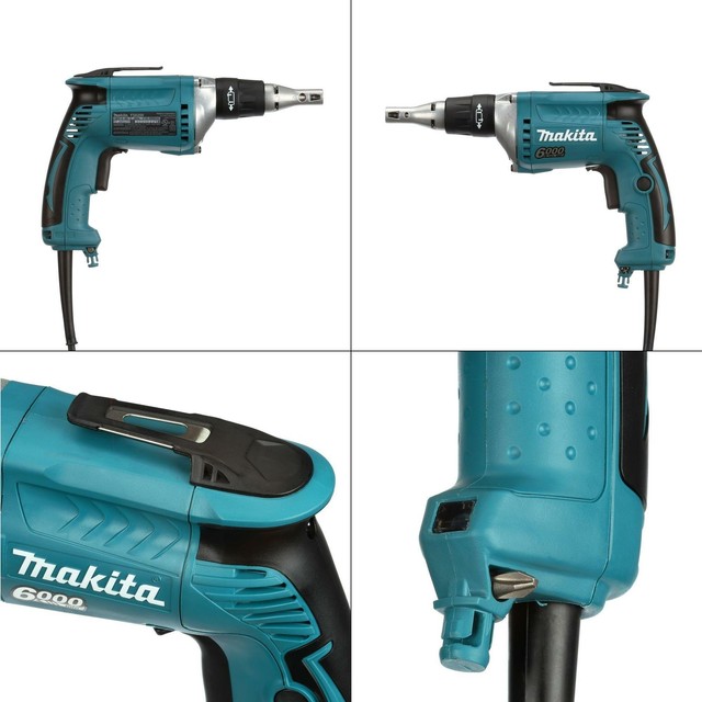 6 amp 6000 rpm 1/4 in. drywall screwdriver makita corded electric gun
