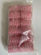 Vintage Hess Italian Style Brush Rollers 1 1/2" Set of 12 Bristle Rollers