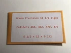 Gruen Factory Steel Mainspring for caliber 460, 462, 470 & 475 movements