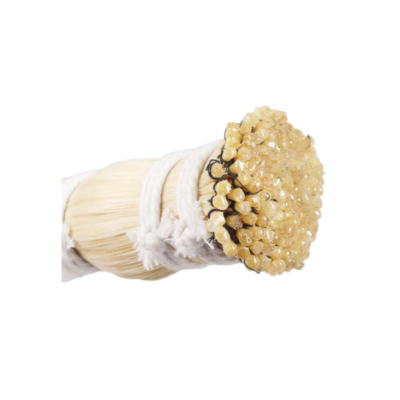 Pelo Di Cavallo Bianco Naturale 32'' Mongolia Coda Violino Viola - Foto 5