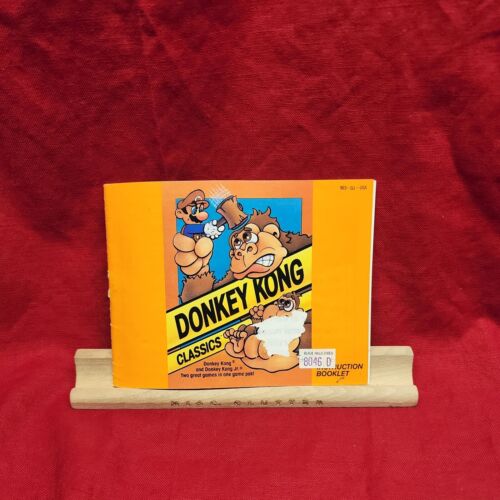 NES Donkey Kong Classics manuel d'instruction uniquement. Aucun jeu - Photo 1/5