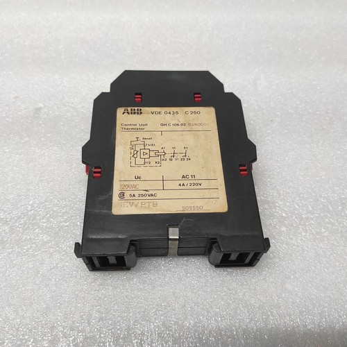 ABB C106.02 CONTROL UNIT THERMISTOR GHC1060201R0002 220VAC - Picture 3 of 8