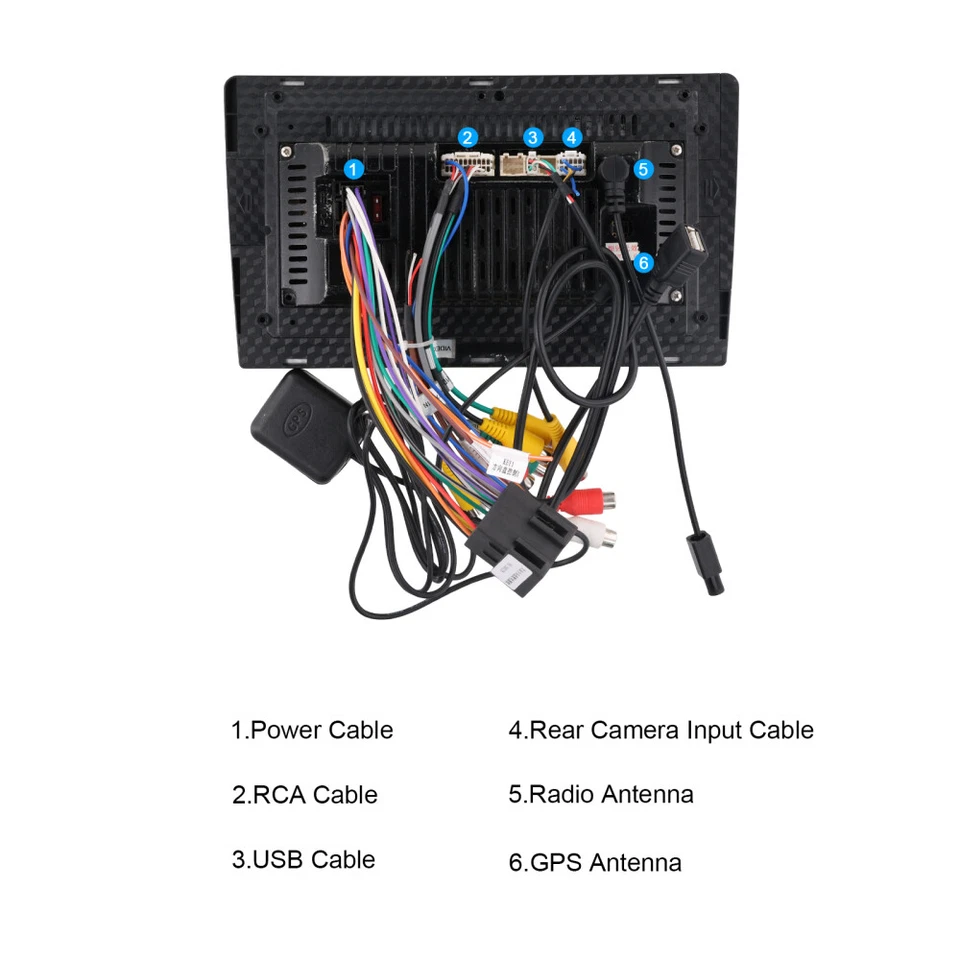 DAB+ Android 13 Autoradio GPS 32G Für Peugeot 206 2004-2008/Citroen C2 2006-2013 - Bild 3 von 4