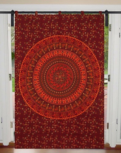 Bohemian Home Decor Art Indian Hippie Mandala Tapestry Curtains Wall Hanging - Picture 2 of 3