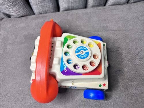 Fisher Price Flashback Chatter Telefono Pull Toy 2009 Toy Story - Foto 6 di 11