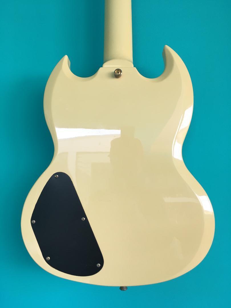 レアカラー epiphone sg G-400 Custom 美品 エピフォン Epiphone Electric Guitar SG G-400 Custom White Used From