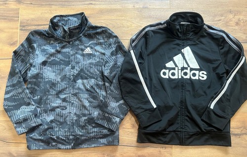 Adidas Zip Up Track Jackets Lightweight Lot Boys 6 Long sleeve Sport Outdoor