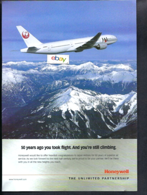 JAPAN AIRLINES BOEING 777-200 CELEBRATING 50TH ANNIVERSARY 2001