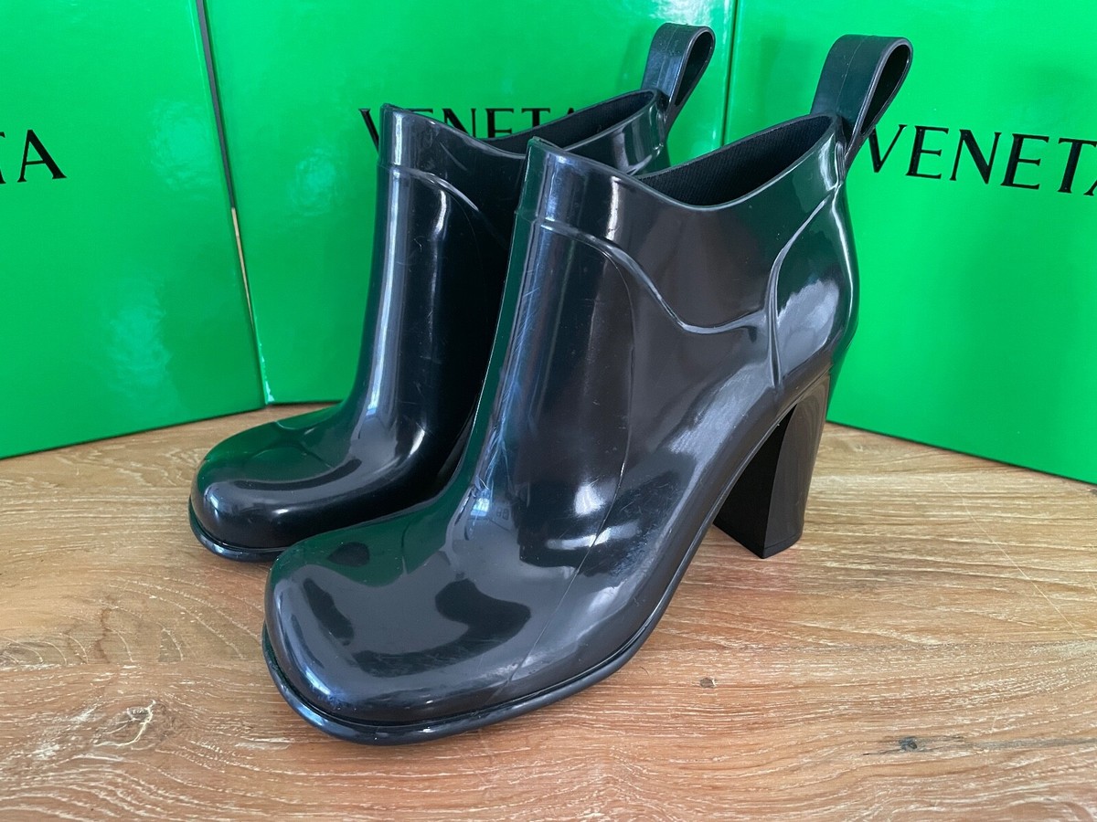 BOTTEGA VENETA BLACK RUBBER BOTTEGA VENETA BLACK RUBBER
