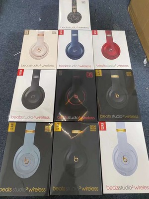 Beats Studio3 Wireless Over the Ear Wireless Headphones Black Navy 