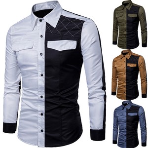 camisas de cuello para hombre