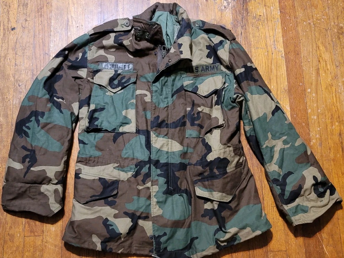 Vintage M65 Military Cold Weather Field Jacket Medium Reg