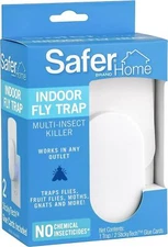 Safer Home SH502 Indoor Plug-In Fly Trap for Flies, Fruit Flies, Moths, Gnats