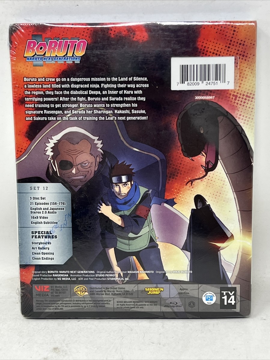 Boruto Naruto Next Generations Set 12 BLURAY (Eps #156-176