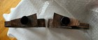 MCM Pair Of Eilon Mosaics Hammered Copper W/ Mosaic Stone Inlay Candle Holders — photo 3