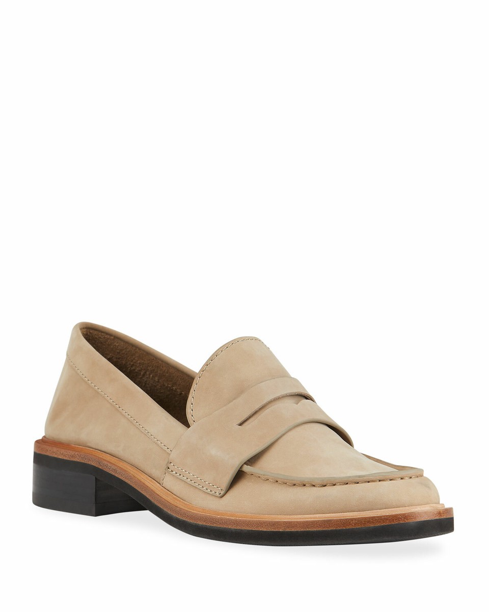$400 RAG & BONE SLAYTON SUEDE PENNY LOAFER SHOES SLIP ON  display picture 3