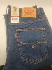 Levis 511 Jeans Slim Boys Medium Wash Size 16 Reg 28x30 Blue Denim NWT 48 msrp