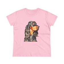 Gordon Setter 'Angus' Women's Midweight Cotton Tee