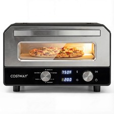 Pizza Oven for 12” Pizzas w/6 Presets & 2-Min Rapid Baking Heats up to 750℉