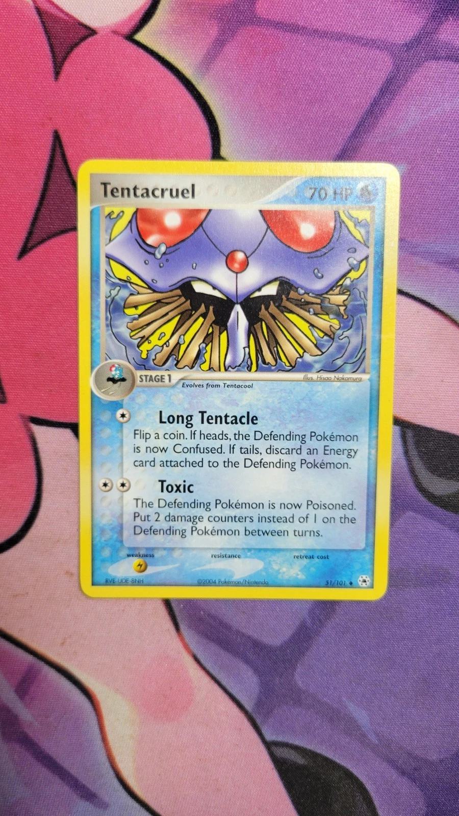 POKEMON TENTACRUEL 51/101 EX HIDDEN LEGENDS UNCOMMON NEAR MINT