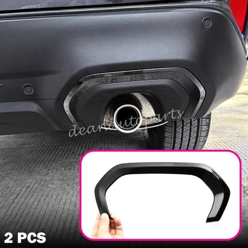 Rear Bumper Exhaust Pipe Trims Stylish For Subaru Forester 2025 2026 Accessories