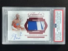 2/15 JSY# 1/1 2024-25 Flawless Shai Gilgeous-Alexander Ruby Patch Auto PSA 10/10