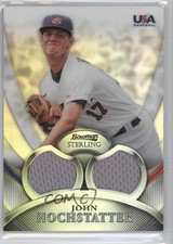 2010 Bowman Sterling USA Baseball Relics Dual Refractor John Hochstatter 5qi
