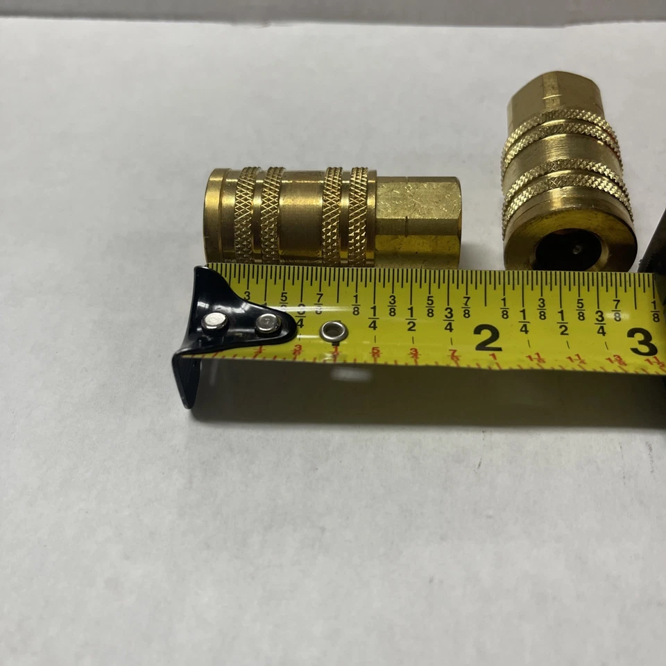 Dixon Quick Coupling 2MF2-B. Sold In Pair of 2. 1/4”ARO MAN COUP 1/4” NPT BRASS - Image 3 of 4