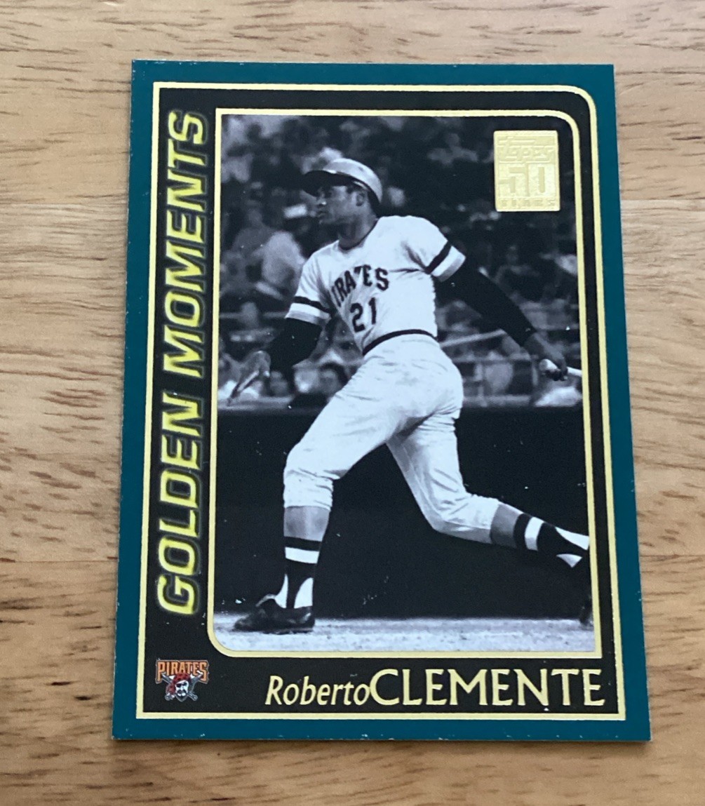 Roberto Clemente #784 Baseball Cards 2001 Topps trading card — raw and PSA graded price guide