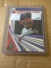 2019 Panini Phoenix #12 Julio Jones Catching Fire Purple #/149