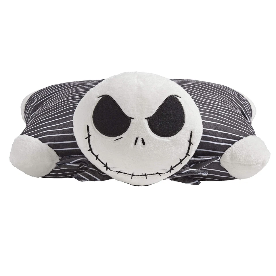 Pillow Pets Disney Jack Skellington Pumpkin King Plush Toy and Pillow 16 Inches - Image 2 of 4
