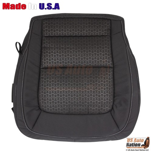 2015 - 2022 GMC Canyon Front Driver & Passenger Bottoms Cloth Cover Jet Black - Picture 2 of 5