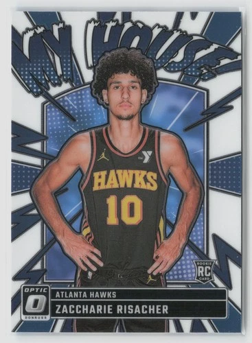 Zaccharie Risacher #13 2024-25 Panini Donruss Optic My House Rookie Rc Hawks
