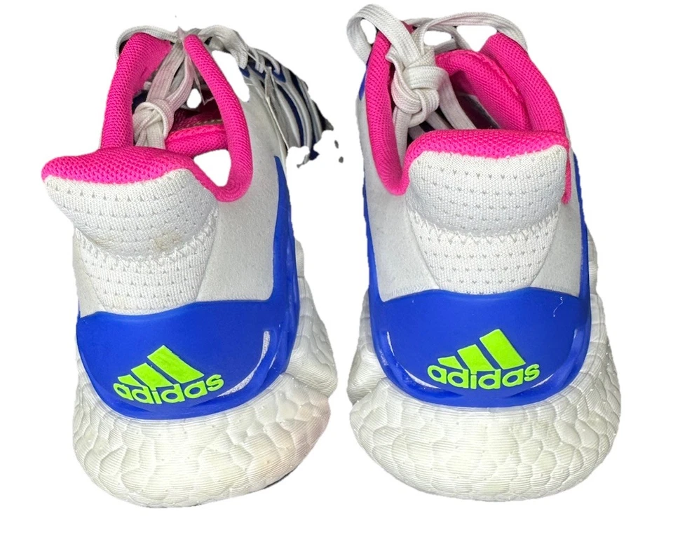 Adidas ClimaCool Vento Boost Running White Shock Pink Signal Green FX4730 Sz 8.5 - Image 3 of 4