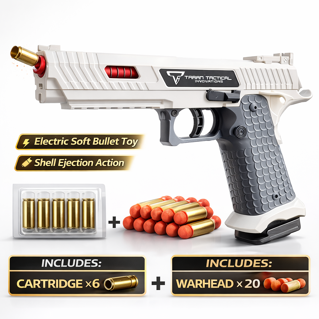 TTI 2011 Combat Master Toy Pistol Shell Ejecting Soft Bullet