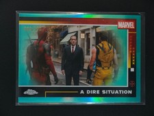 A Dire Situation 2025 Topps Chrome Deadpool Aqua 009/199 Multiverse & More [2hk