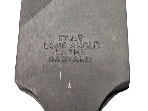 07719N Nicholson 14" Bastard Flat Long Angle Lathe File Single Cut - Picture 4 of 9